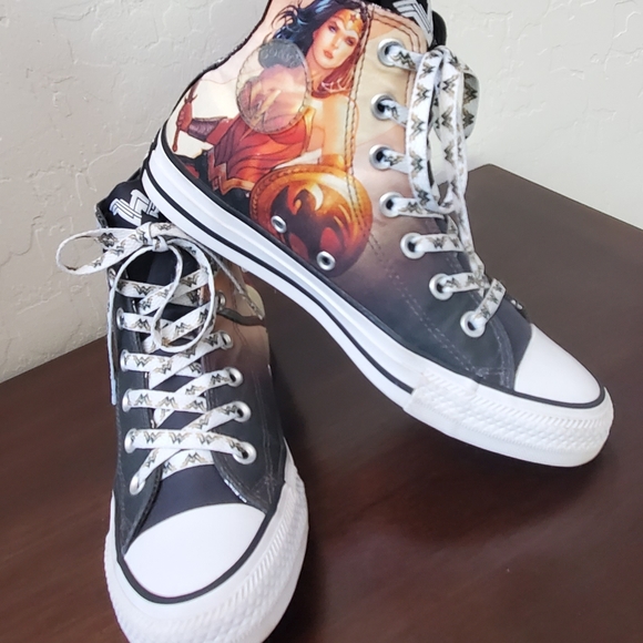 CONVERSE ALL☆STAR Shoes - CONVERSE WONDER WOMAN HIGH TOP SNEAKERS SZ 6